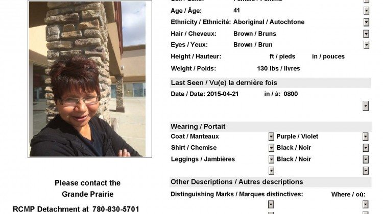 Update Woman Missing From Grande Prairie Group Home Found Safe My Grande Prairie Now