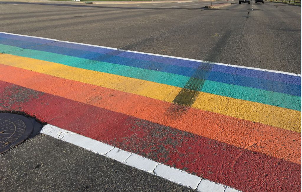 Pride crosswalk burnout proves costly for driver - My Grande Prairie Now