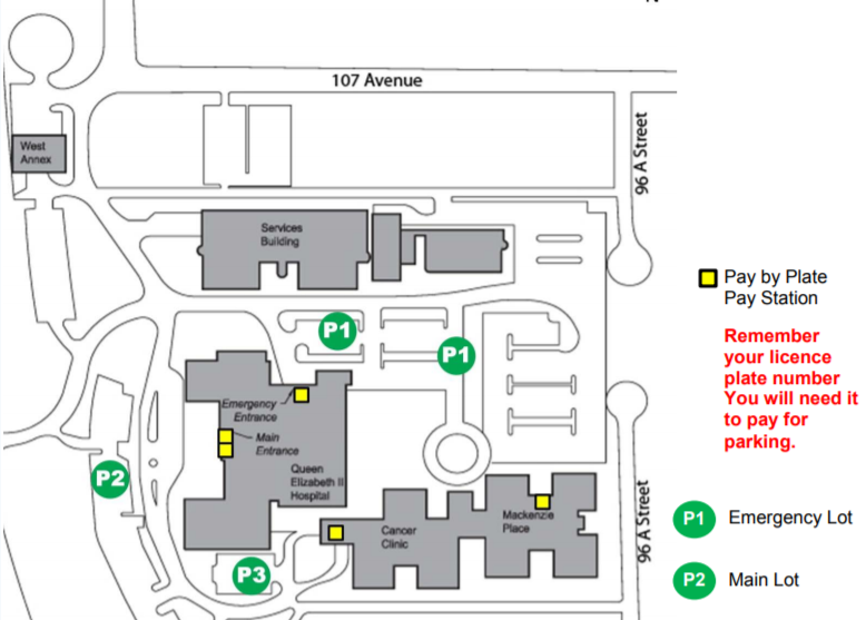 Memorial Hospital Parking Map