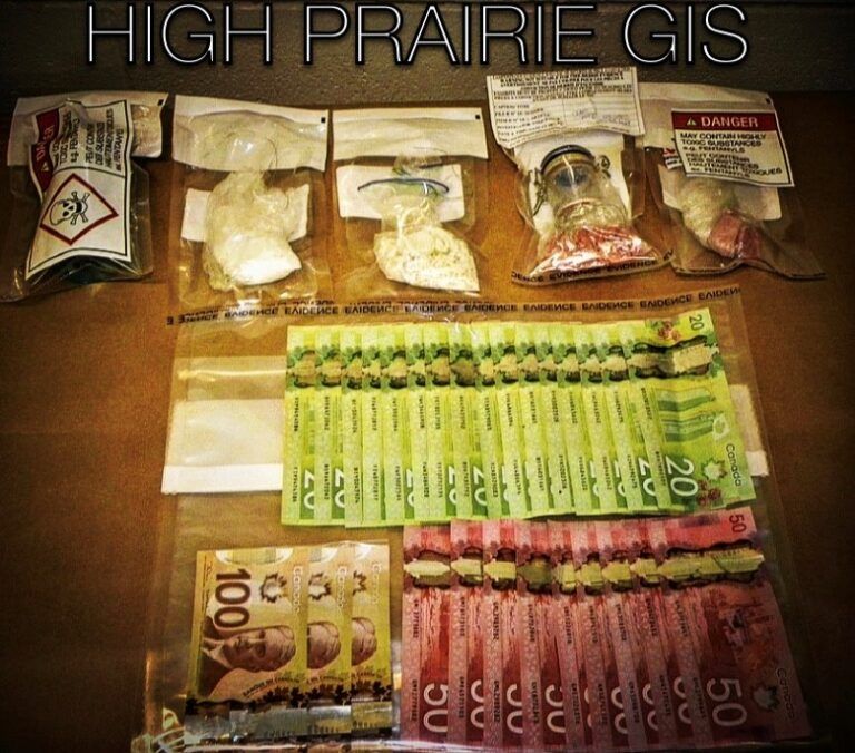 Mounties seize $24K worth of drugs in High Prairie