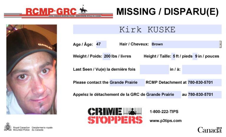 Grande Prairie RCMP search for missing 47-year-old