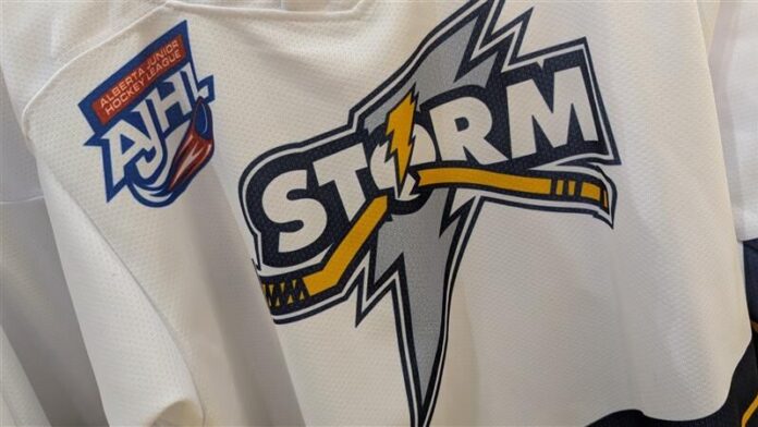 Grande Prairie Storm logo (Kyle Evans, 2Day FM staff)