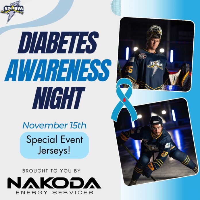 Diabetes Awareness Night event banner (Supplied, GP Storm)