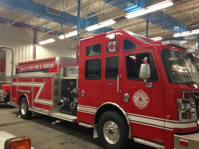 Valleyview Fire Department pumper (Supplied, VFD Facebook)