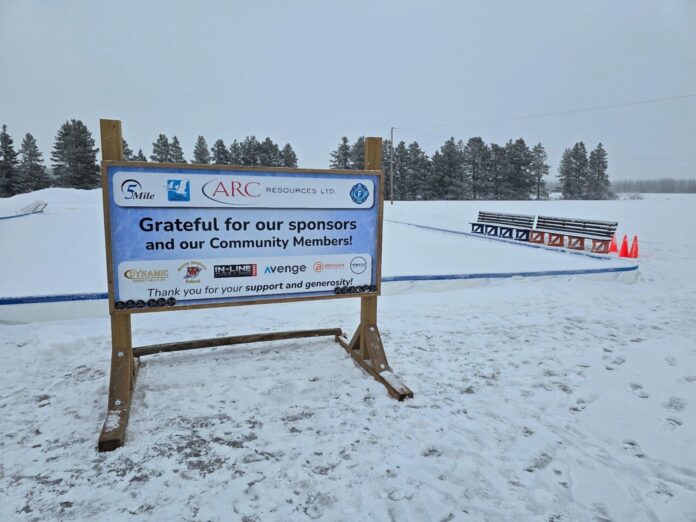 Harry Balfour School's outdoor rink (Supplied, PWPSD)