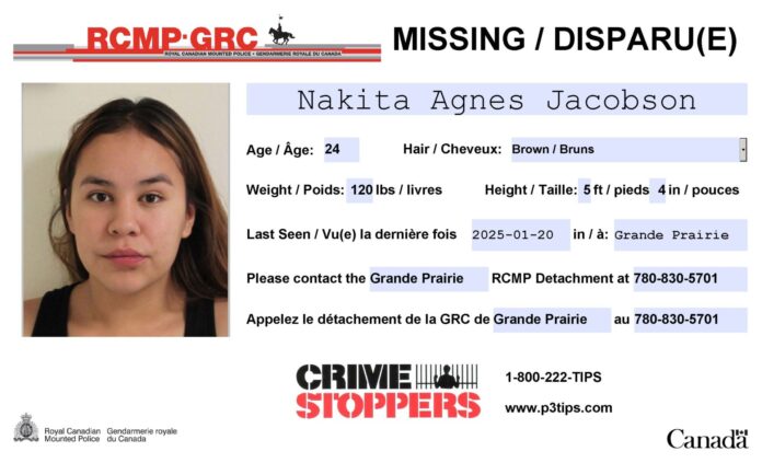 Nakita Jacobson (Supplied, RCMP)