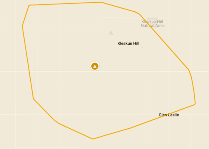 Kleskun Hill outage (Supplied, ATCO)