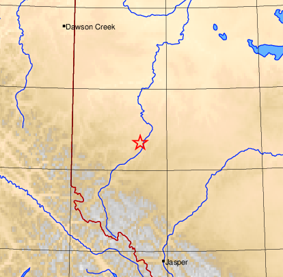 Quake recorded on February 20, 2025. (Earthquake Canada)